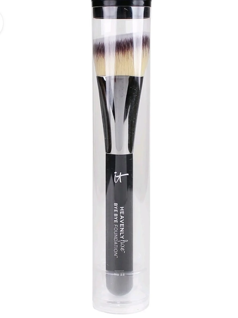 it cosmetics Heavenly Luxe Foundation Brush - Black Handle, Ombre Bristles